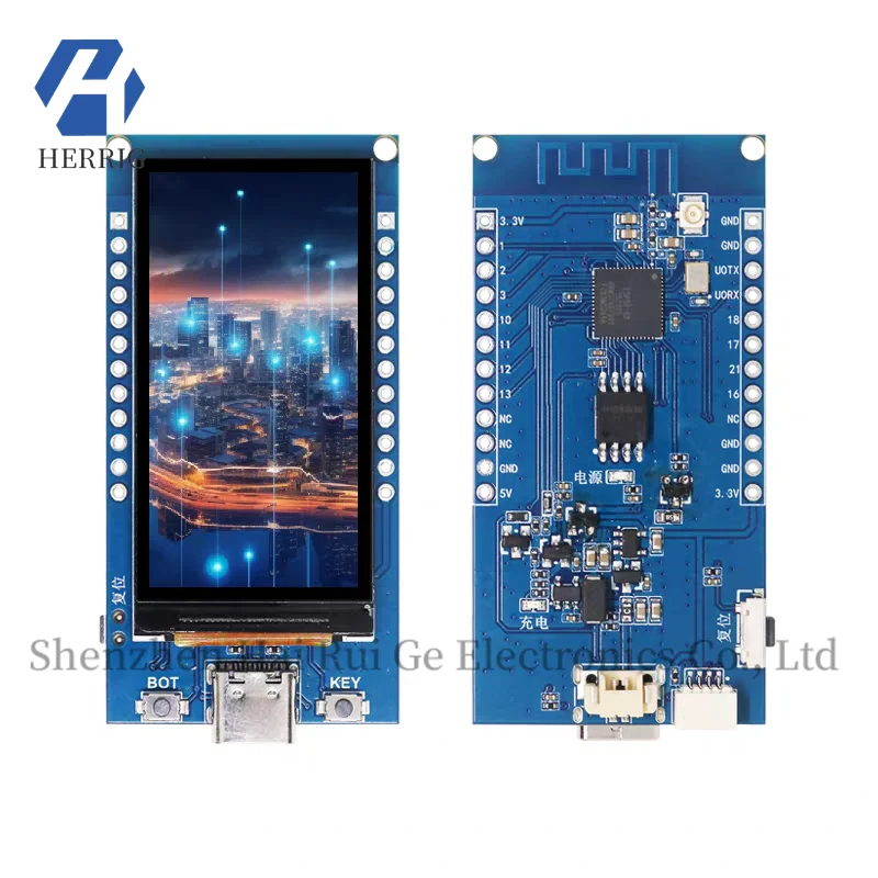 

ESP32-S3 1.9 inch LCD display development board with flash memory, WIFI Bluetooth 5.0 wireless module 170*320