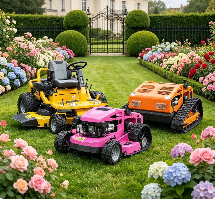 

Easy Operation Remote Control Slope Lawn Mower with 55° Gradeability for Dam Slopes Remote Control Lawn Mower Slope