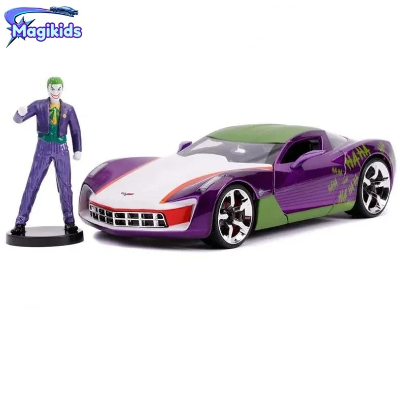 

Jada 1:24 2009 Chevrolet Corvette Stingray на заказ с экшн-фигуркой, литой игрушечный автомобиль модель Chevy автомобиль игрушка J232