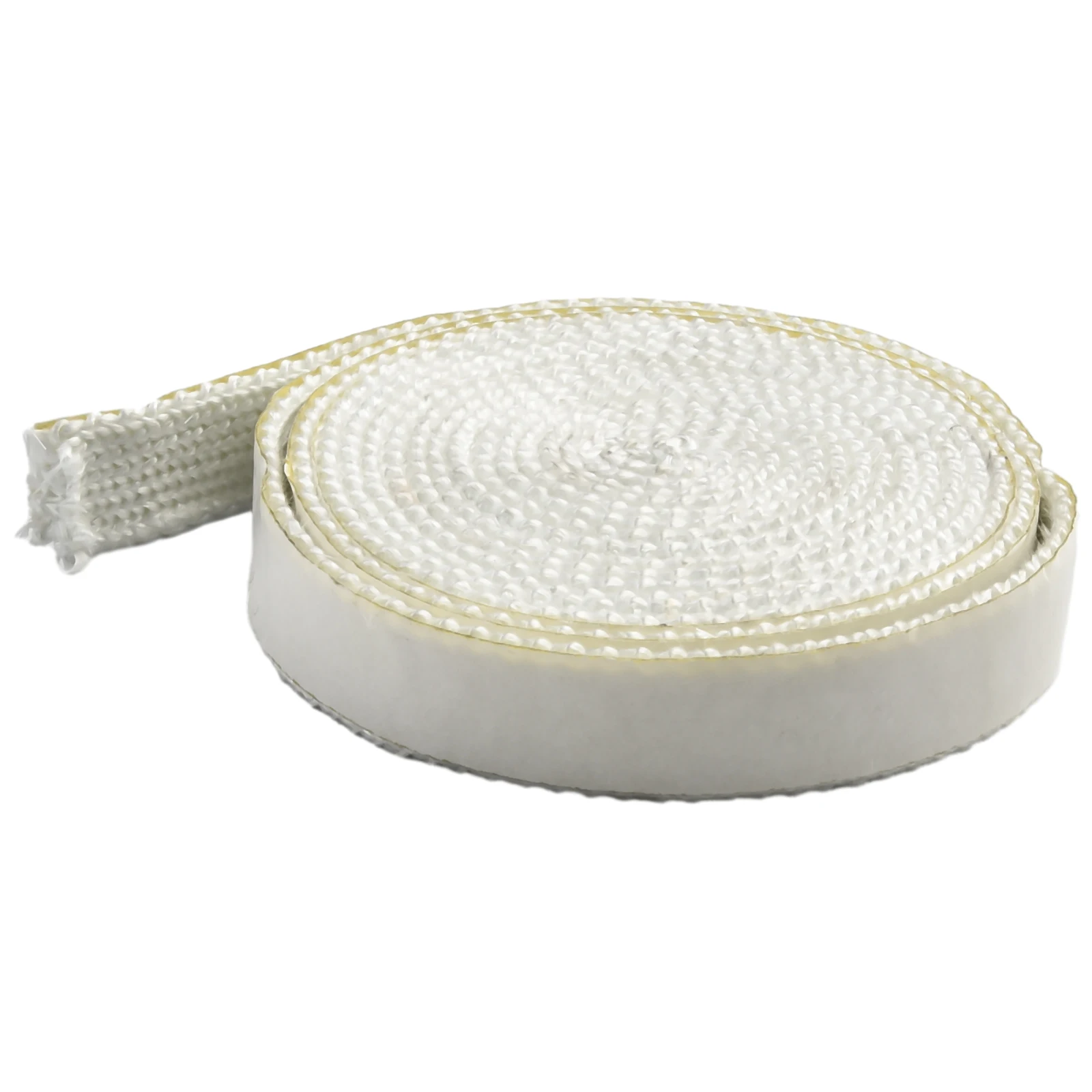 Junta de sellado de puerta de horno Flexible para estufa de pellets, cuerda de fibra de vidrio de 300CM, 18mm de ancho, 3mm de espesor con baja conductividad térmica