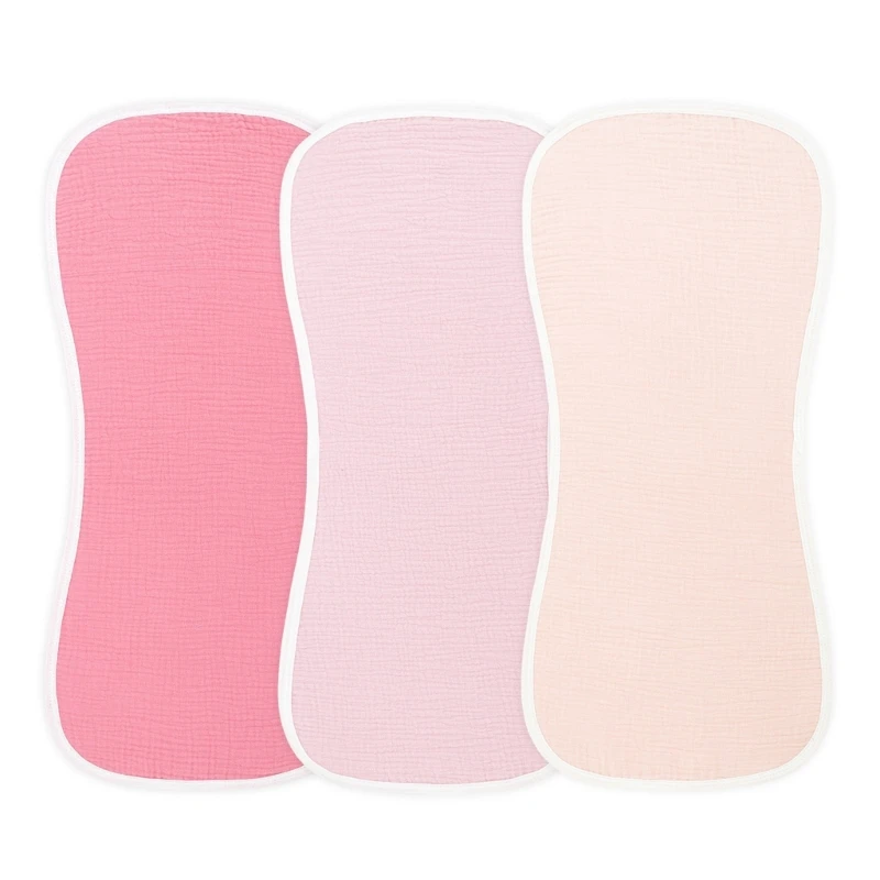 

3 Piece Baby Drooling Pad Soft and Absorbent Soft Burp Cloth Saliva Towel Cotton Shoulder Pad for Drooling & Teethng