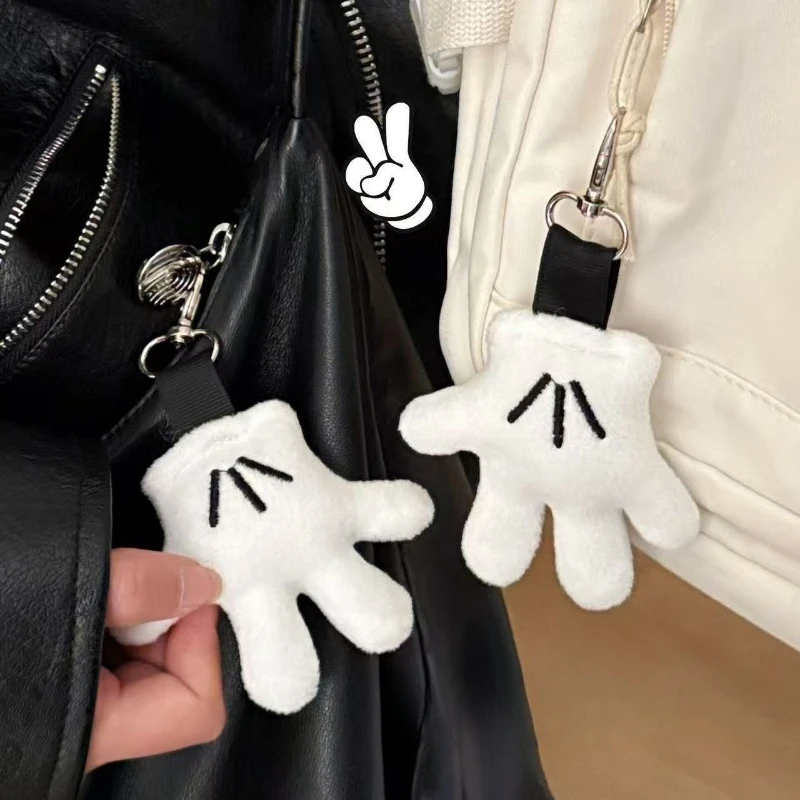 Disney Mickey's palm Multipurpose key Chain,Multifunctional keychain, bag ornament, pants accessory, plush keychain