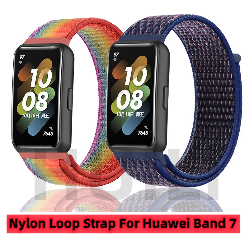 

High quality Nylon Strap for Huawei Band 7/ Band7 Sport Woven Band Bracelet Replacement Accessories