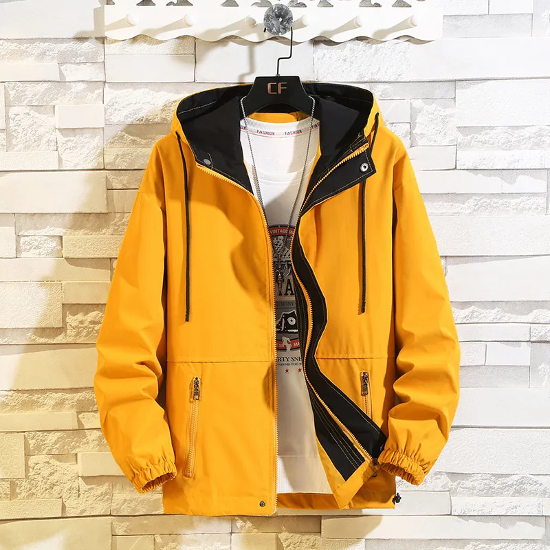 

Spring Autumn New Mens Jackets Casual Fashion Bomber Jacket Men Overcoat Baseball Jackets Men Hooded Coats Plus Size 6Xl 7Xl 8Xl