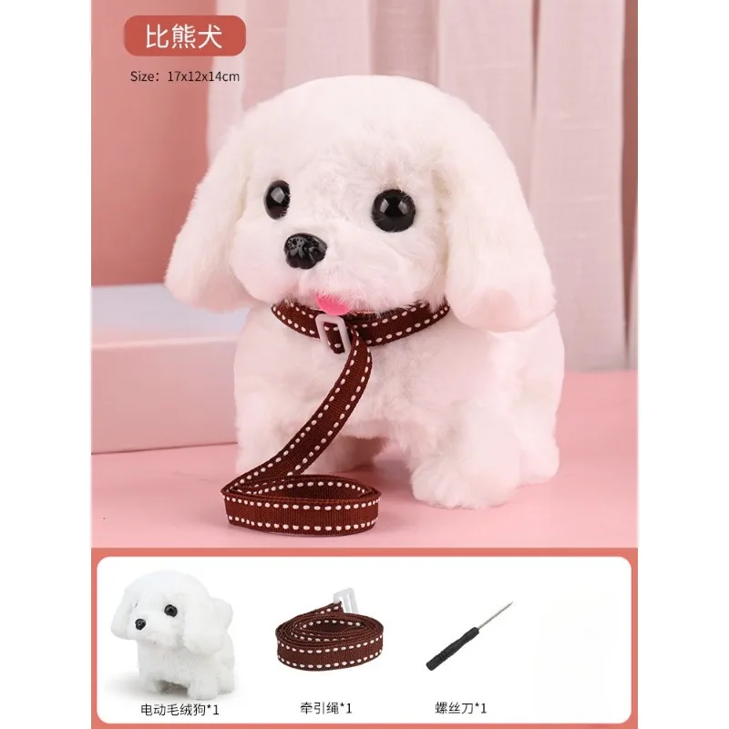 Hondenspeelgoed wandelen zal blaffen elektronische huisdiersimulatie elektrische pluche puppy kinderen babyspeelgoed jongens meisjes