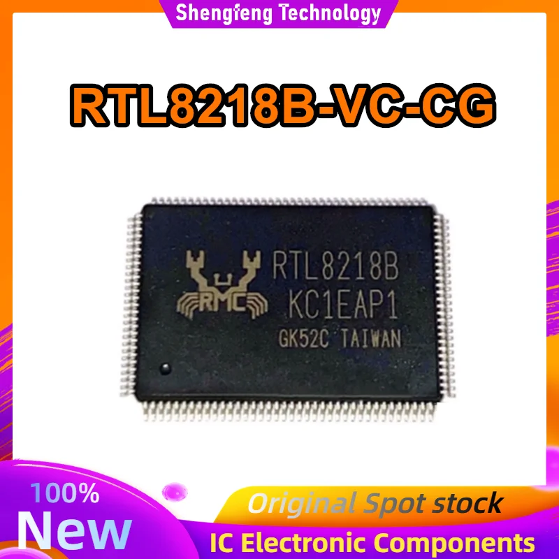 5PCS New Original RTL8218B RTL8218B-CG RTL8218B-VC-CG RTL8218 QFP-128 Chipset In Stock