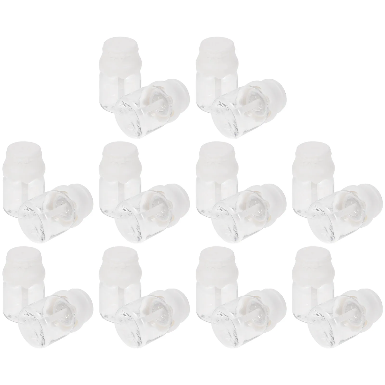 Contenitori per lucidalabbra da 20 pezzi, in plastica resistente, ricaricabili, per balsamo labbra, per casa e ufficio