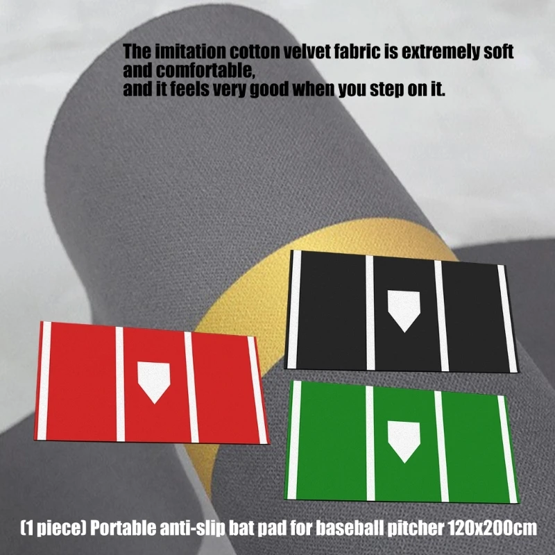 G6DE Crowded Polypropene Grass Mat for Baseball Baseball Hurlers 120x200cm Permanent Weather Immune Inside