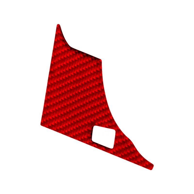 Steering Wheel Right Side Trim Carbon Fiber Interior Red Stickers For Toyota Matrix 2009-2014 Pontiac Vibe 2009-2010