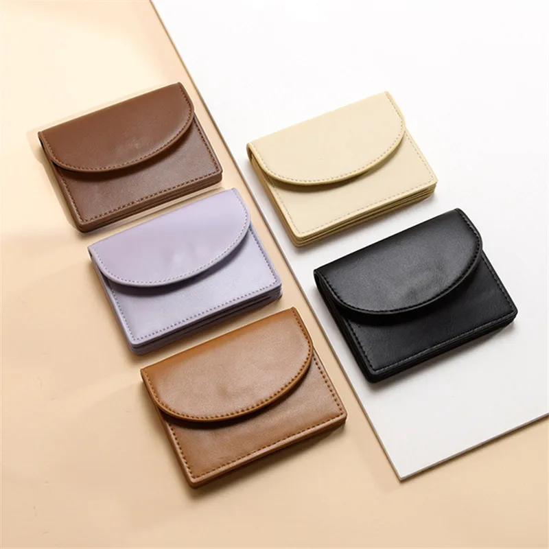 Korean Style Mini Wallet Foldable Women Solid Color Short Coin Purse Student Change Bag Small Card Holder