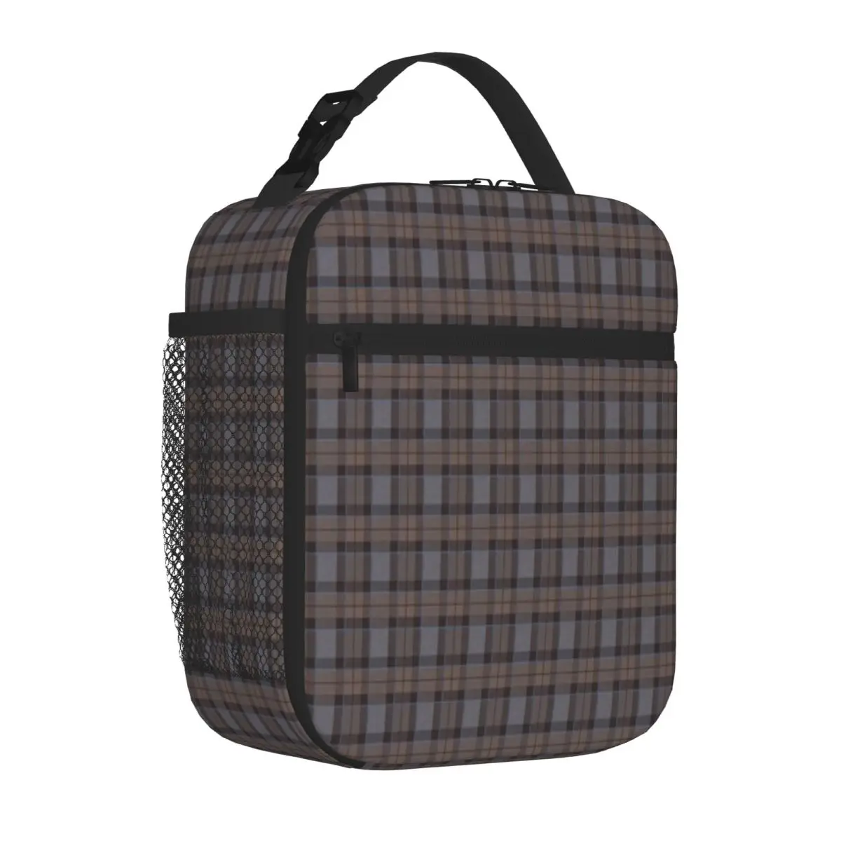 Hot Sale Outlander Tartan - Fraser Tartan Rainbow Print Camping Lunch Bag Office Homemade Meal Snack Bag