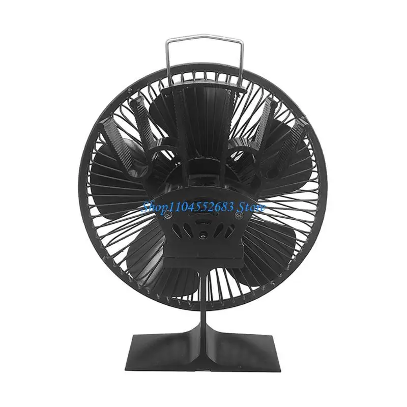 

Y6GD Upgraded Heat Powered Fan Quiet Efficient Fireplace Fan for Gas Pellet Log