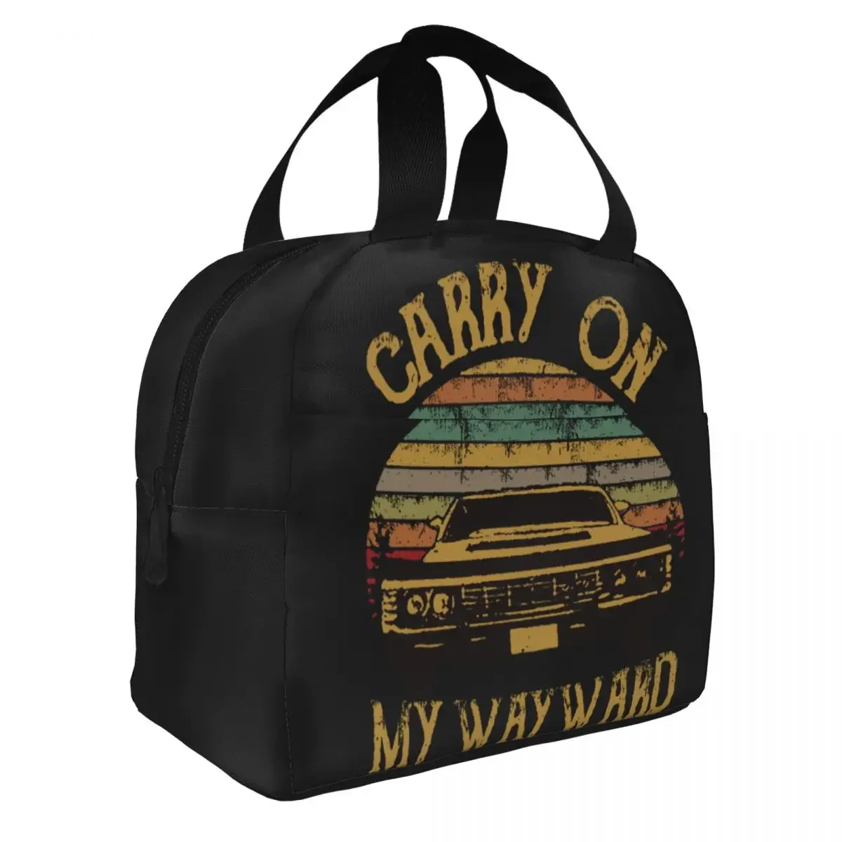 Supernatural Insulated Lunch Bag Cooler Bag Meal Container Carry On My Wayward Son Dark Heather Leakproof Lunch Box Tote Office