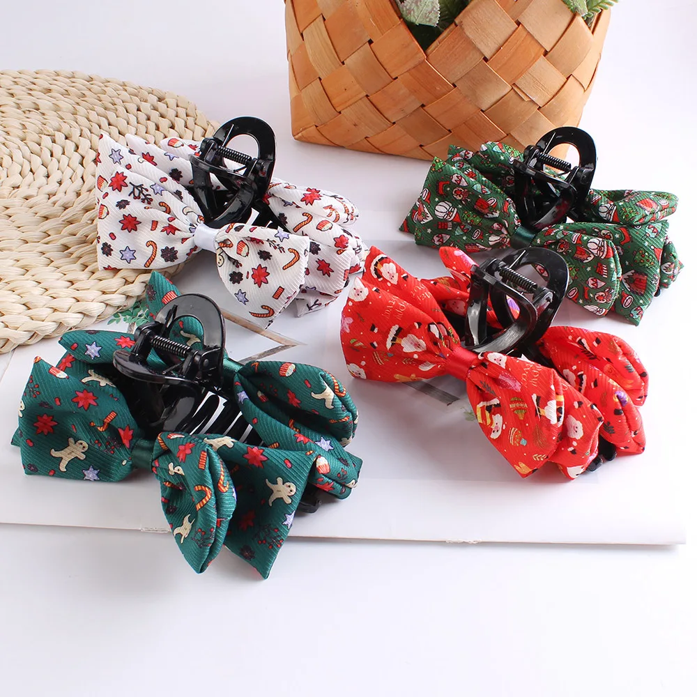 

Новый рождественский зажим для атмосферы, высококачественный большой милый диск на затылке, зажим для волос в виде акулы, аксессуары для волос, оптовая продажа