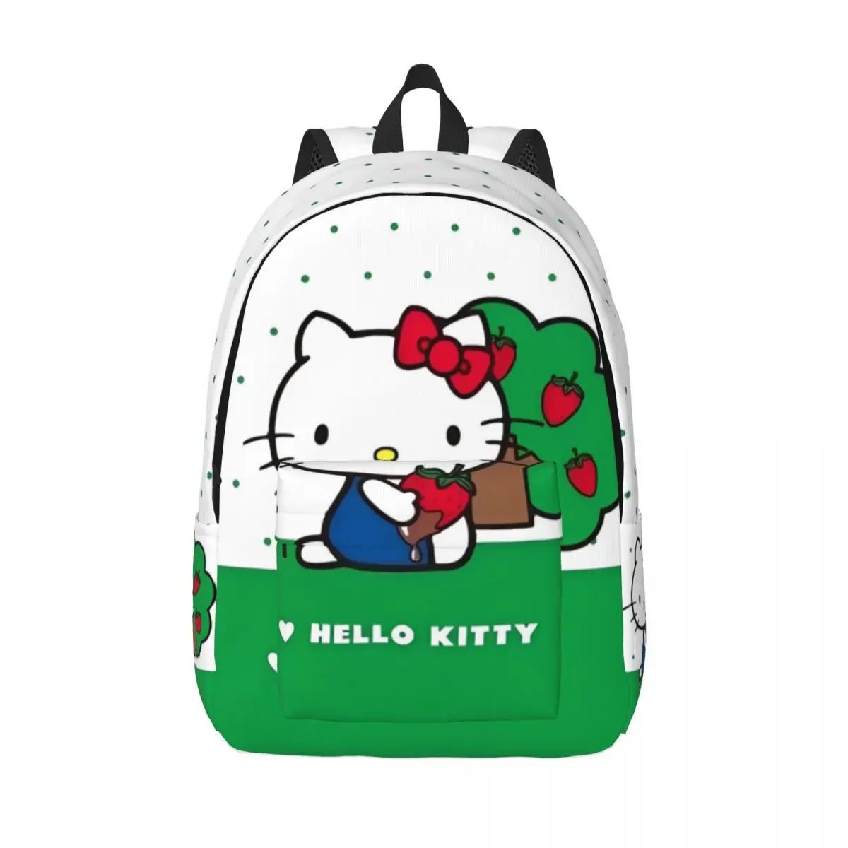 حقيبة ظهر Hello Kitty Sanrio للأطفال ، حقيبة كتب مدرسية للطلاب ، حزمة نهارية ، حقيبة رياض أطفال لمرحلة ما قبل المدرسة ، حقيبة مشي لمسافات طويلة