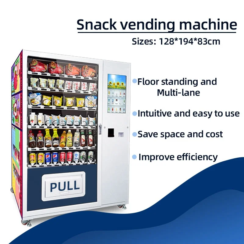 2025 Automatic Vending Machines Snack And Drinks Refrigerated Drink Machine Vending