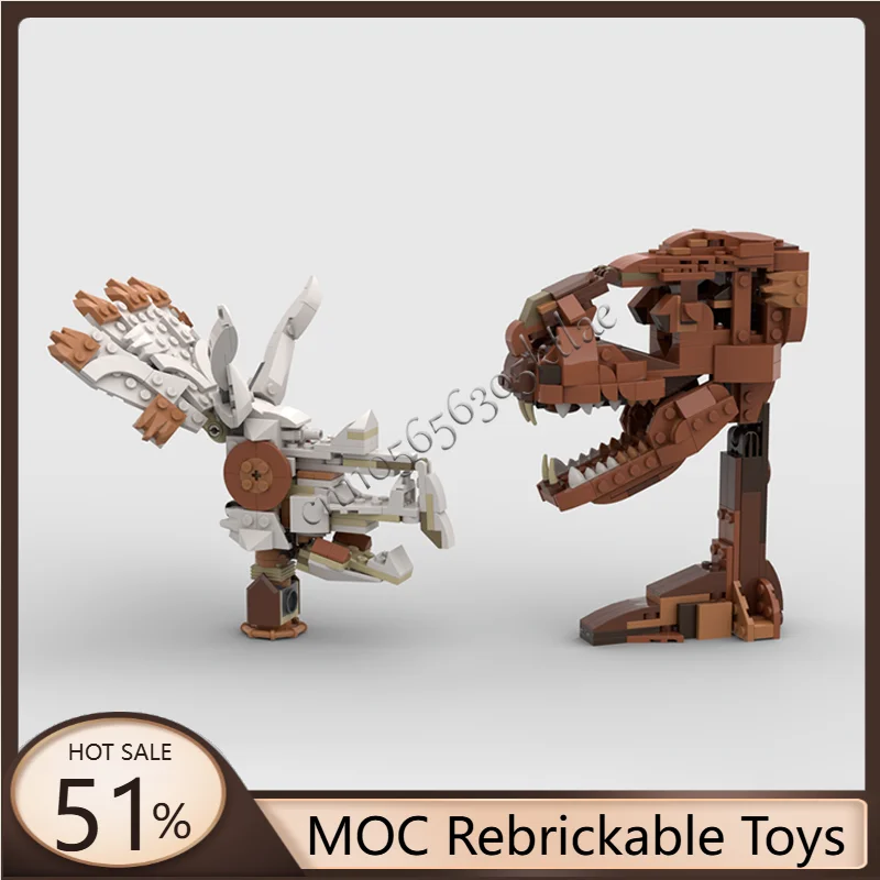 

480 Parts MOC Customized Dinosaur Series dinosaur Model Technology DIY Puzzle Assembly Puzzle Creative Kids Toys Holiday Gifts