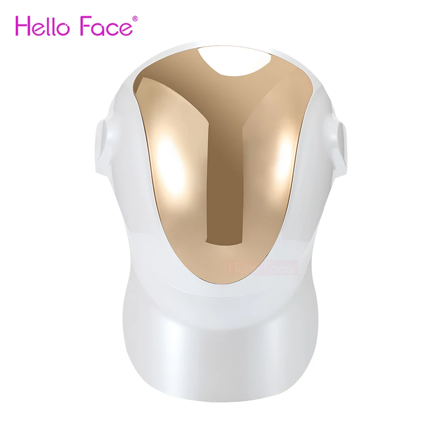 Led Light Therapy Mask for Face and Neck Wireless Professional 807 PCS LED Face Mask Phototherapy SkinCare Device