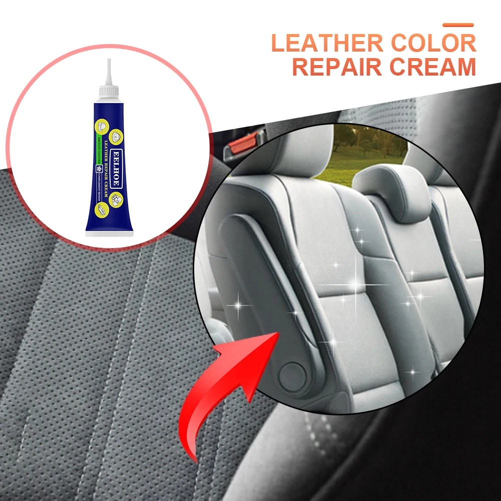 Car Repair Scratches Crack 20ML/40ML/50ML Sofa Leather Colour Repair Cream Leather Complementary Refurbish Paste for Car Seat