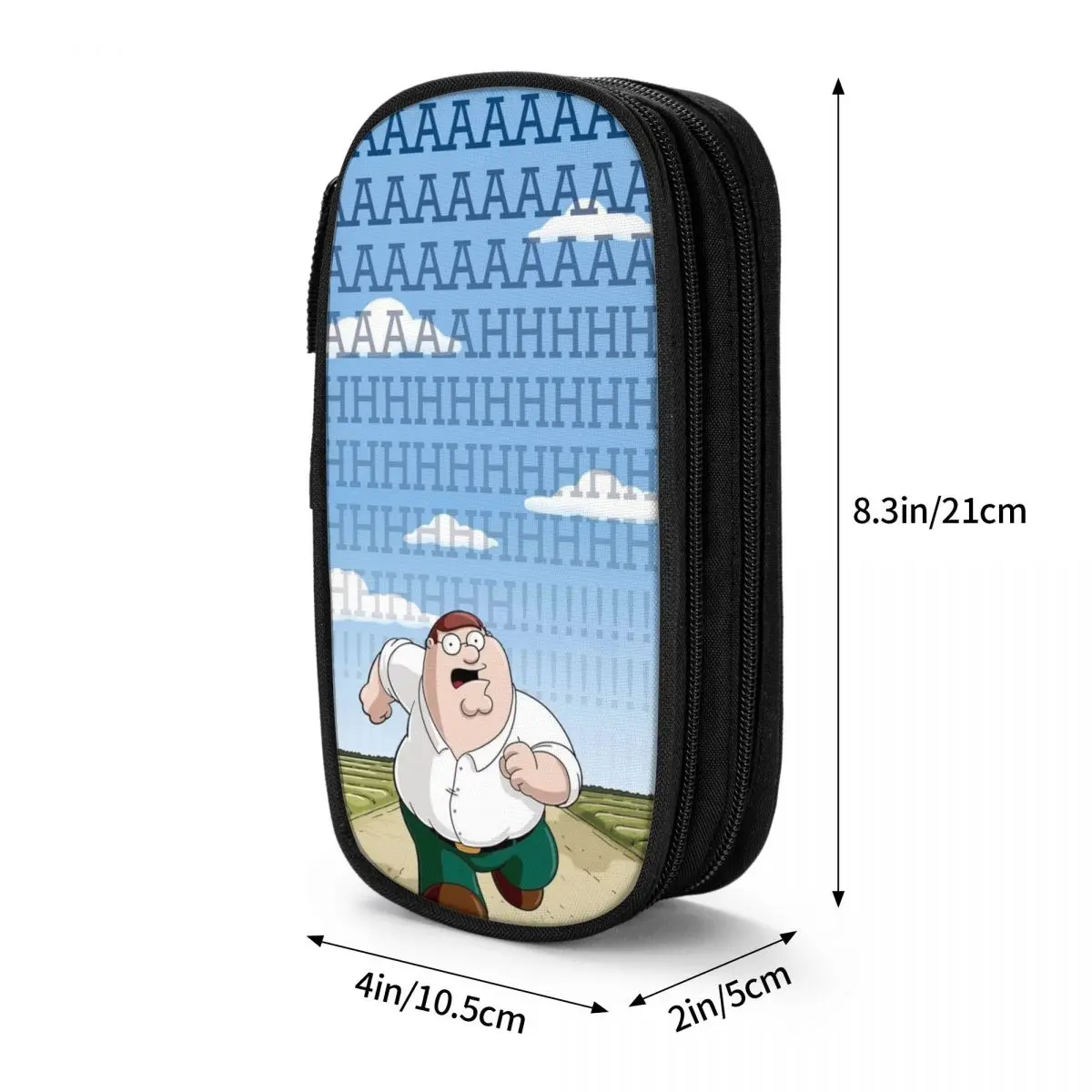 Large-capacity Pencil Pouch Peters Griffins Merch Double Layer Pencil Box Girl Makeup Bags Perfect Gifts