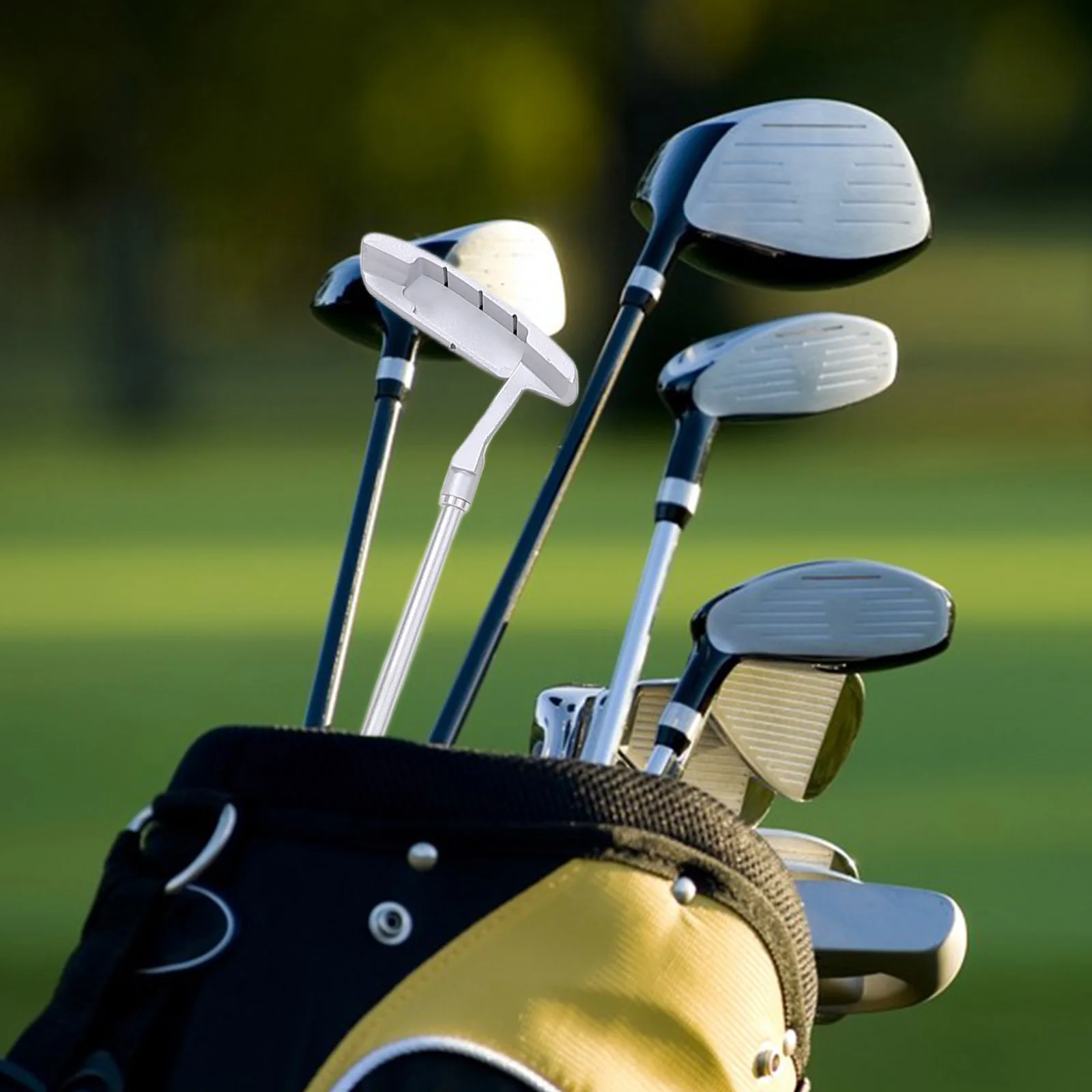 

Putter Right Hand Aluminium Alloy Push Rod Sturdy Durable Fine Workmanship Aiming Accuracy Driving Ranges