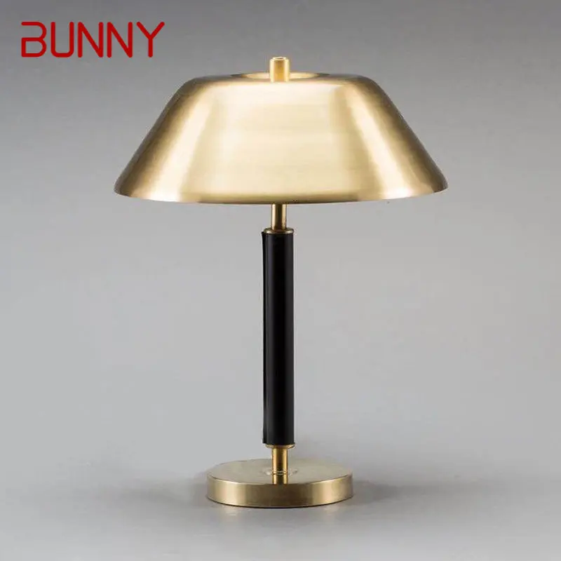 

BUNNY Nordic LED Dimming Desk Light Modern Vintage Simple Bedside Gold Table Lamps for Home Living Room Bedroom Decor