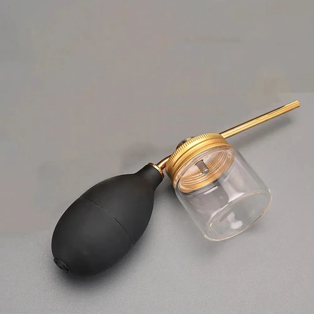 

Refillable Barber Powder Spray Bottle Hair Building Fiber Applicator Talc Powder Blower Puffer Tools Salon Accessories