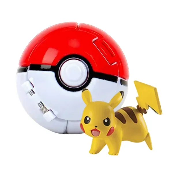 Pokeball Pokemon Beeldje Elf Bal Anime Figuur Cartoons Pikachu Charizard Pocket Monster Huisdier Anime Action Model Speelgoed Kinderen Geschenken