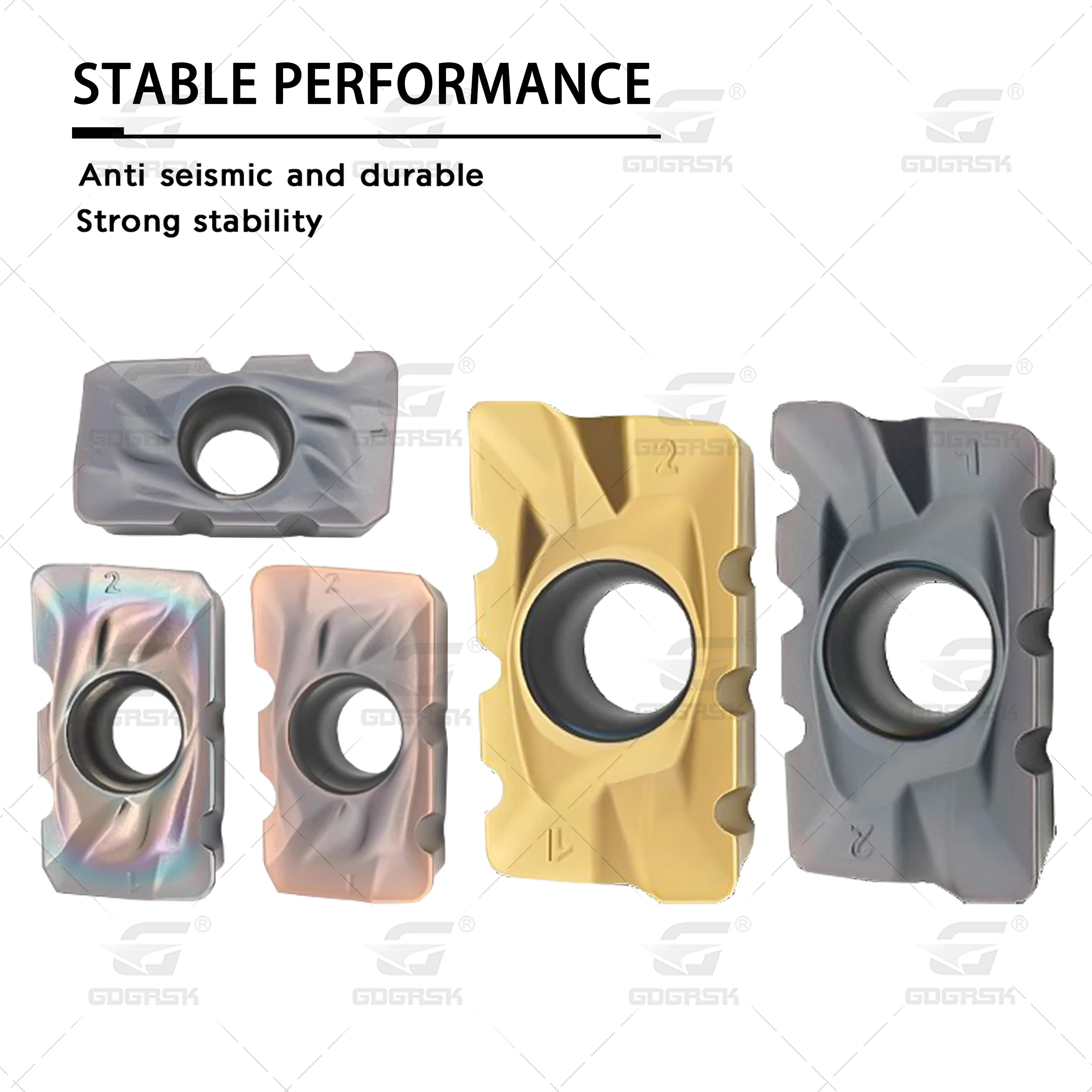 إدراج الطحن الخام APMT1604/1135 قواطع طحن الذرة قواطع الطحن المسننة مع حافة متموجة الأخدود مخرطة CNC شفرات القطع