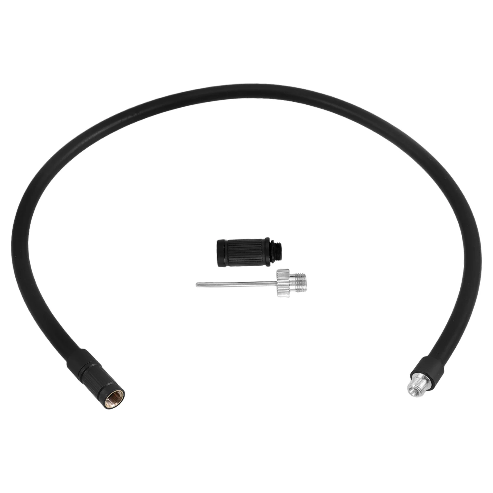 

1 Set Of Compact Tire Inflator Hose Extension High Pressure Air Pump For Fast Inflation Car Bicycle Motorcycle Electric Vehicle