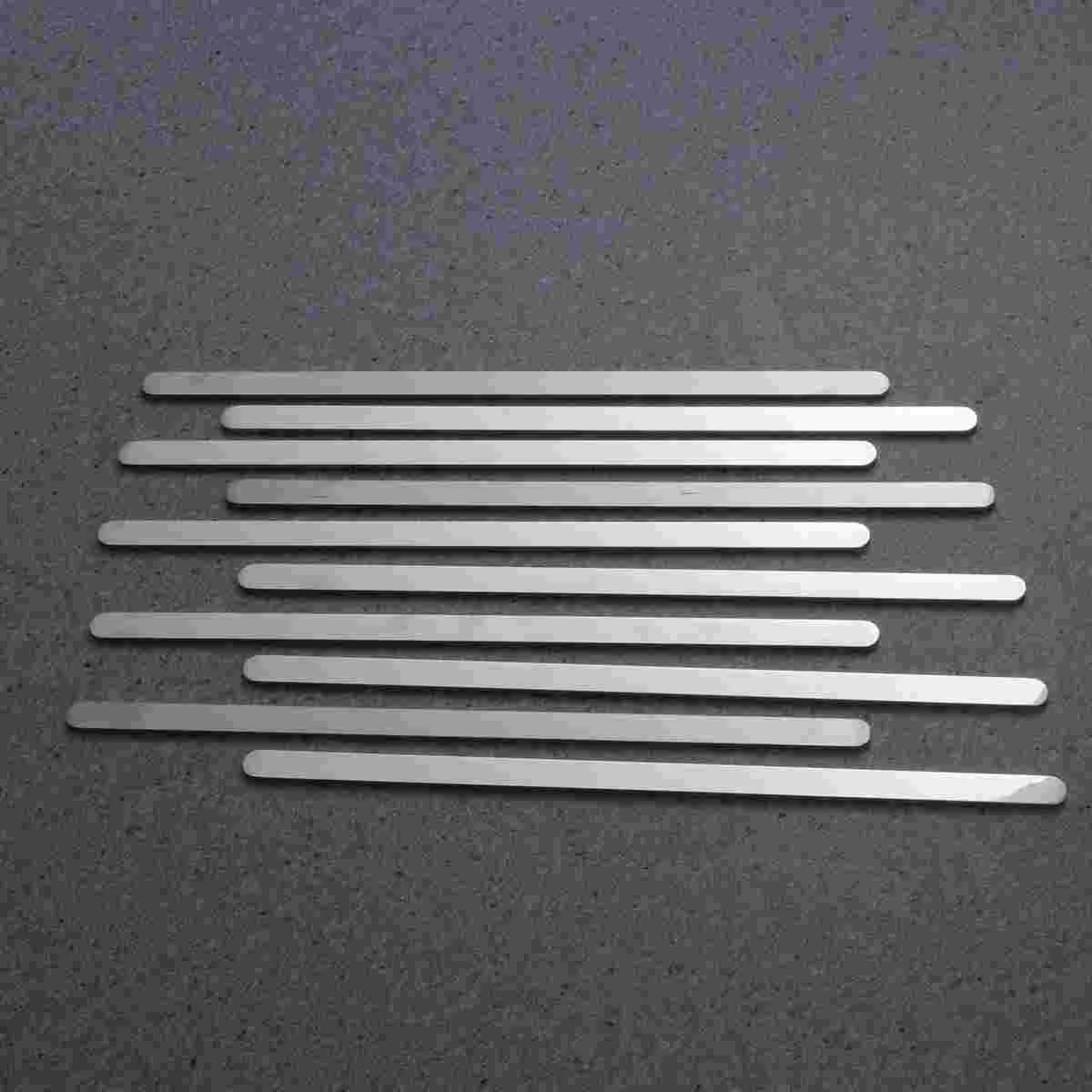 10 PCS Open Bracelet Strip Making Accessories Jewelry Customizing Bangle Anti-rust Glossy