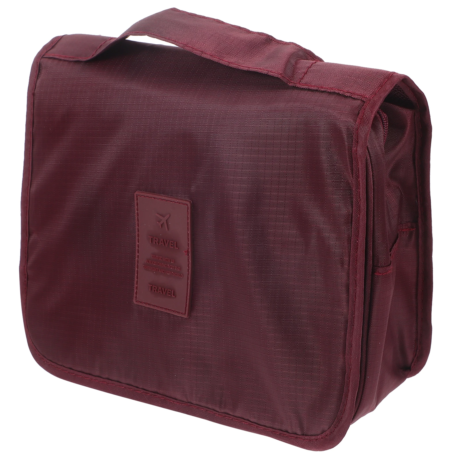 

Foldable Waterproof Toiletry Bag Multiple Pockets Hanging Organizer For Travel Gym Beach Lightweight Portable Shower
