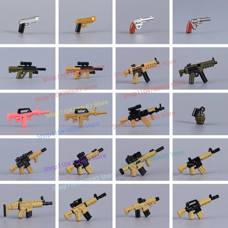 New MOC Minifigure Military Tactical Firearms Commander Combat Toy Model Ornaments, Holiday Gifts