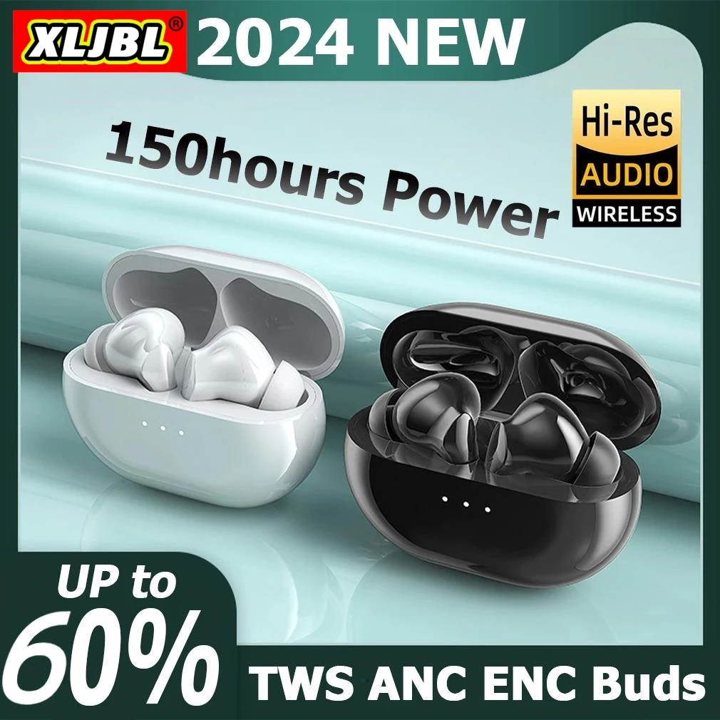 

New ANC ENC Buds 4 Wireless Earphone Bluetooth 5.1 Hifi Sound Noise Reduction Sports Gaming Headset For Phone