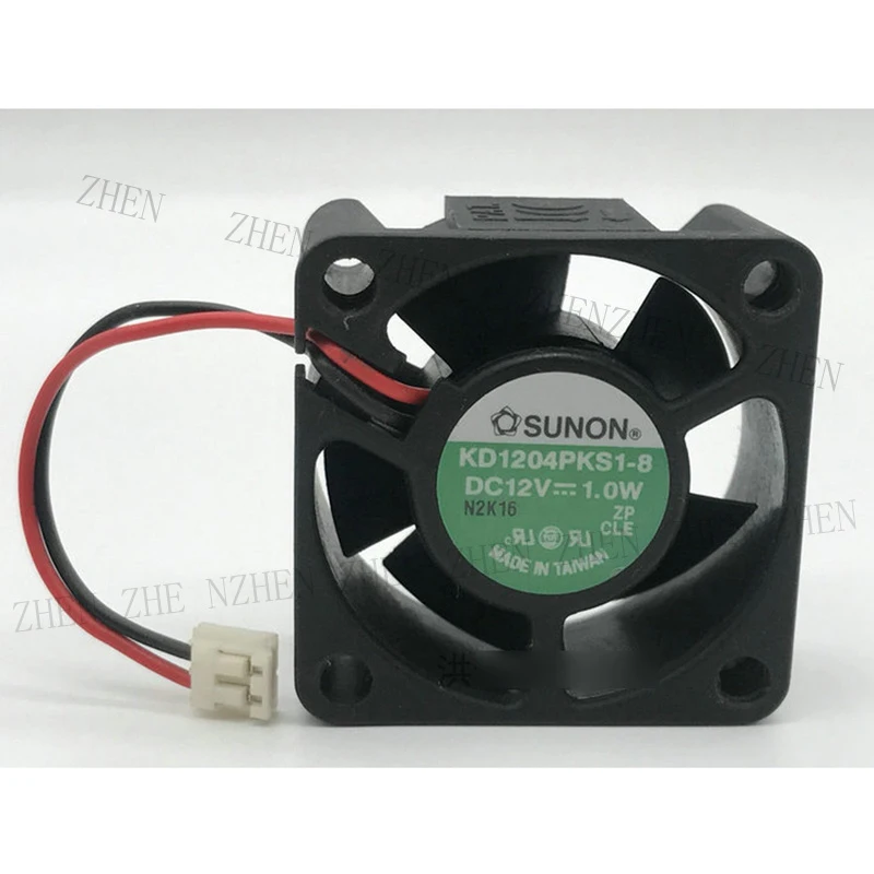 Новый вентилятор охлаждения SUNON KD1204PKS1-8 DC12V 1.0W 4020 4CM 2-проводной # QW