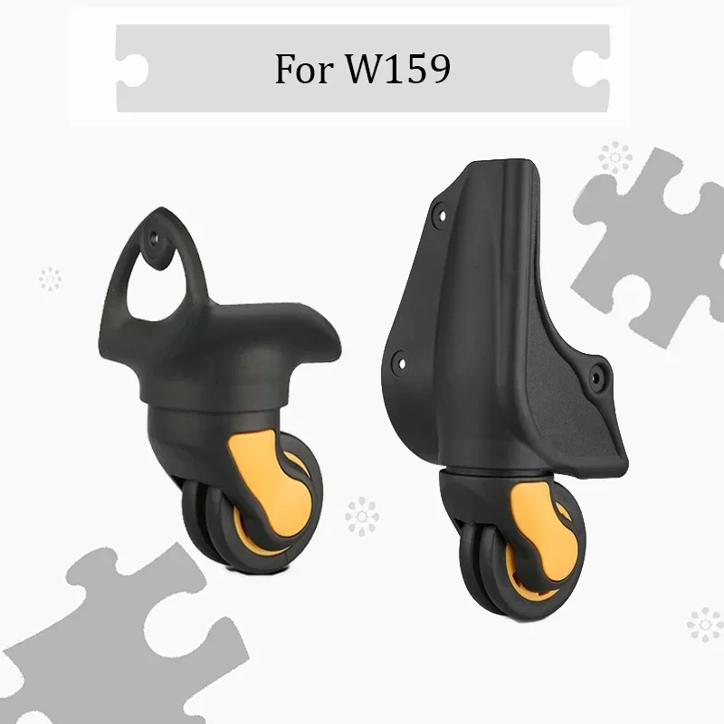 

For W159 Wear-Resistant Upgrade Luggage Compartment Swivel Casters 360° Rotating Silent Wheels Universal Replacement Wheels