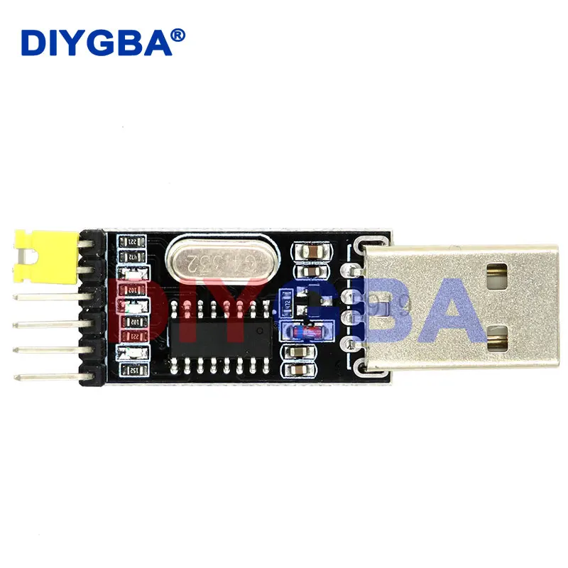 10pcs/lot USB to TTL converter UART module CH340G CH340 3.3V 5V switch