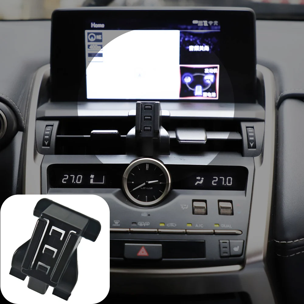 Car Phone Holder For Lexus NX 200T 300H 2014 2015 2016 2017-2021 Mobile Phone Mounts Car Wireless Charging Special Fixed Base