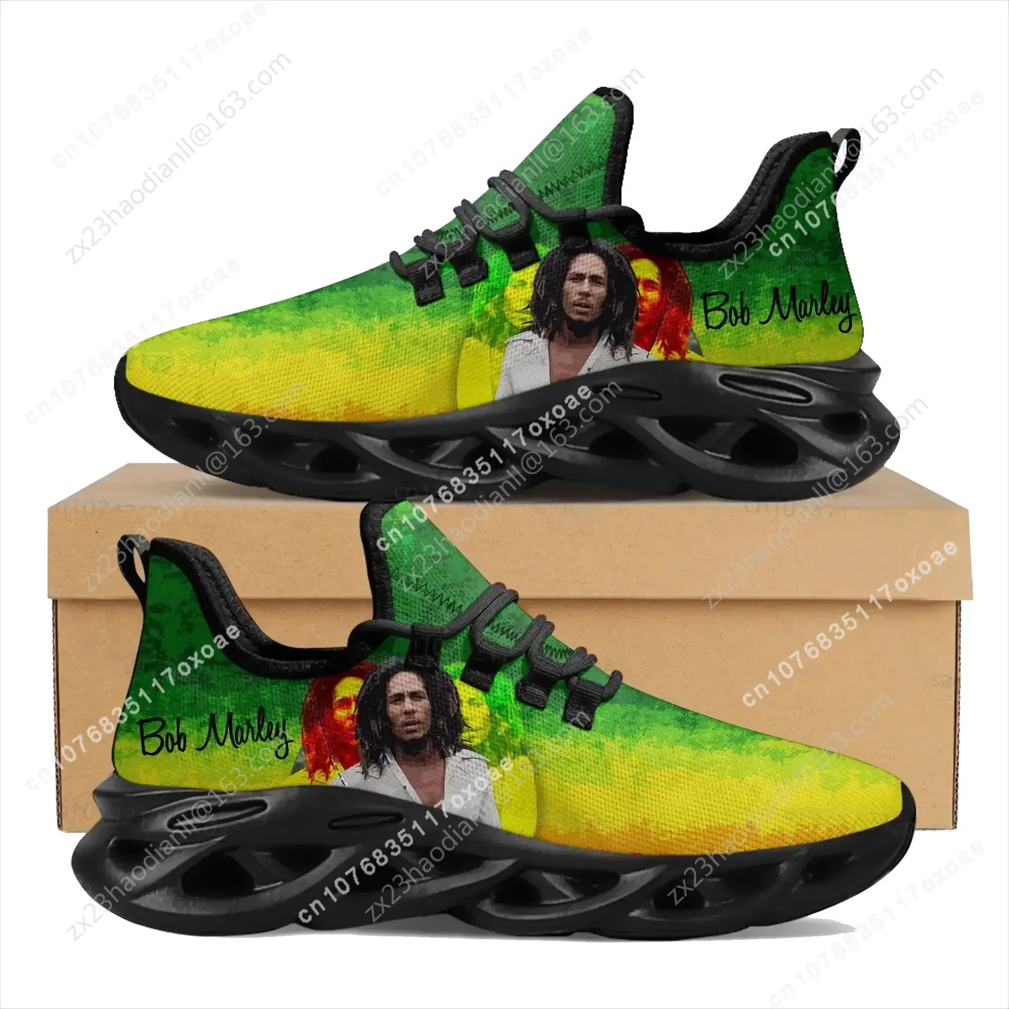 Bob Marley Reggae Rasta Music Singer Sports Shoes Mens Womens Teenager Sneakers Fashion Casual Custom High Quality Couple Shoes