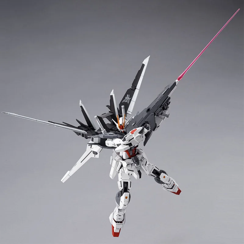 Bandai MG 1/100 EX IMPULSE GUNDAM Maneuver Striker  RAIJIN STRIKER Model Kit Anime Action Fighter Assembly Toy Gift for Children