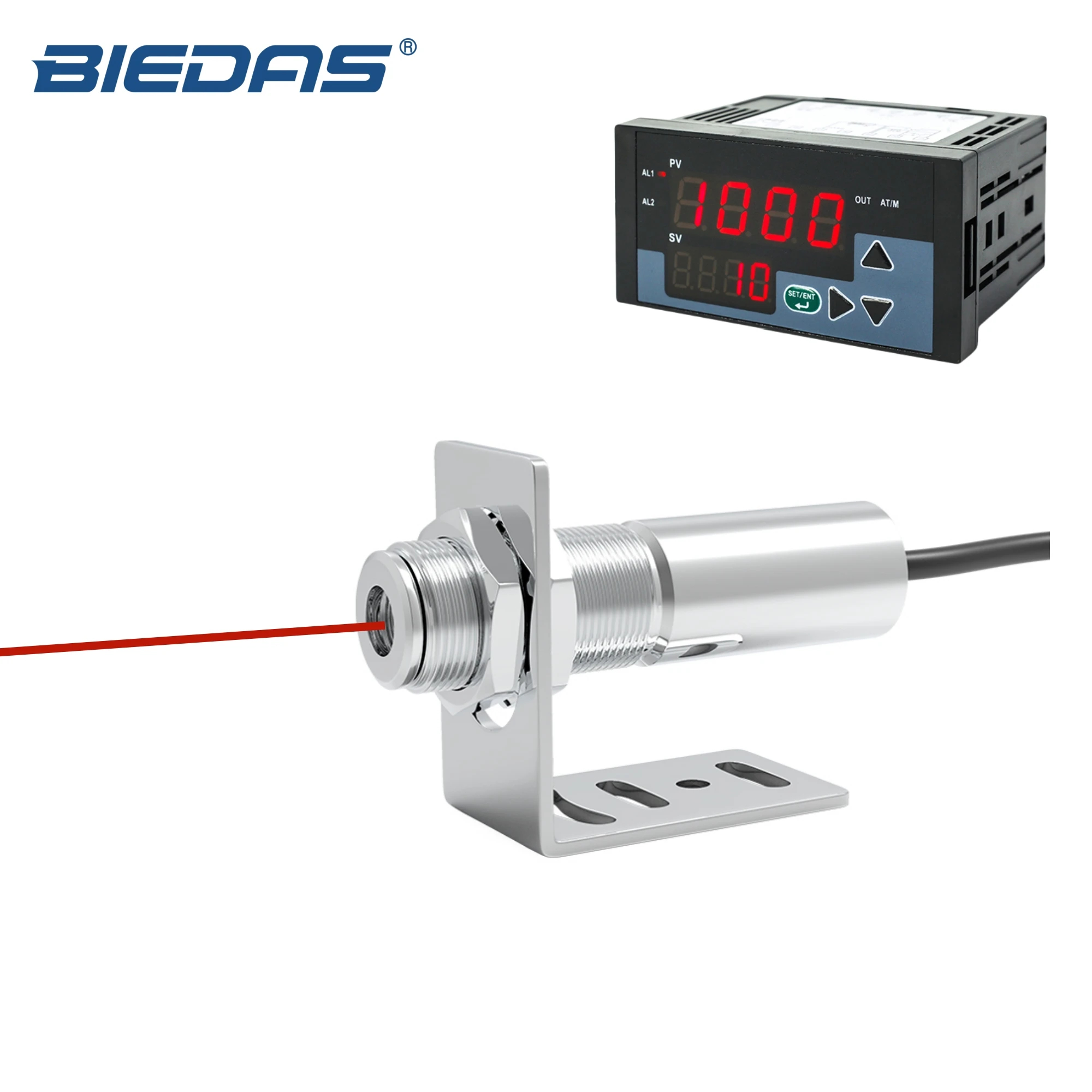 درجة حرارة مستشعر الأشعة تحت الحمراء من الفولاذ المقاوم للصدأ قابلة للتخصيص بالذكاء الاصطناعي للاستخدام الصناعي مع دعم OEM وODM #2