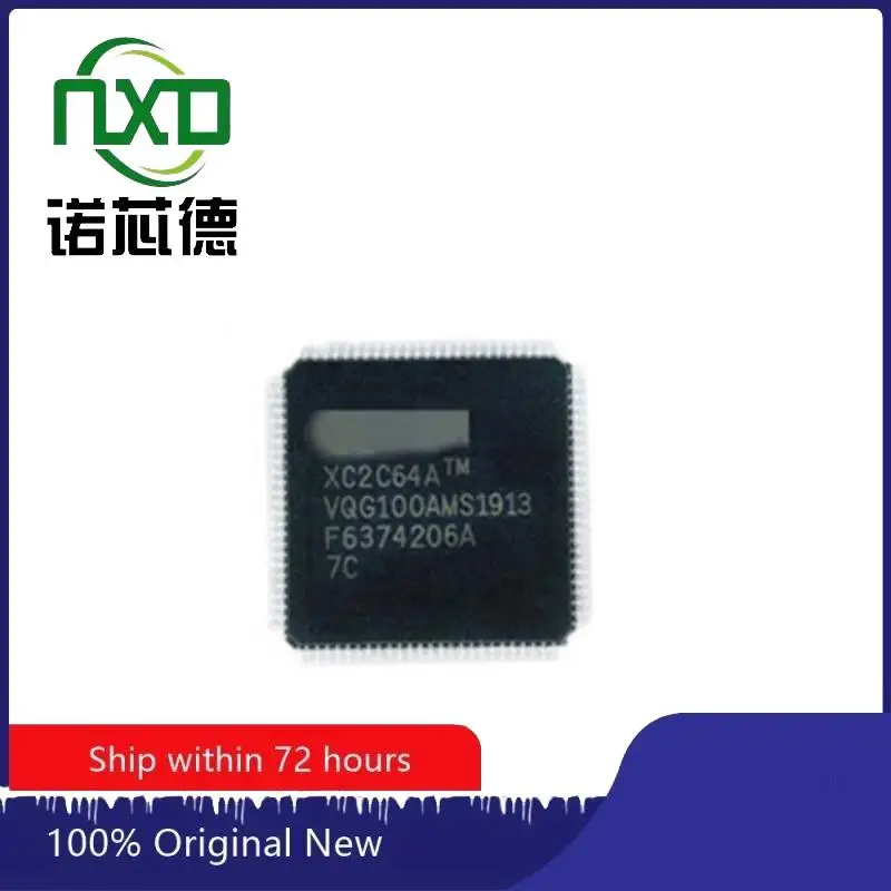 

5PCS /LOT XC2C64A-7VQG100C QFP100 new original programmable logic device integrated Circuit