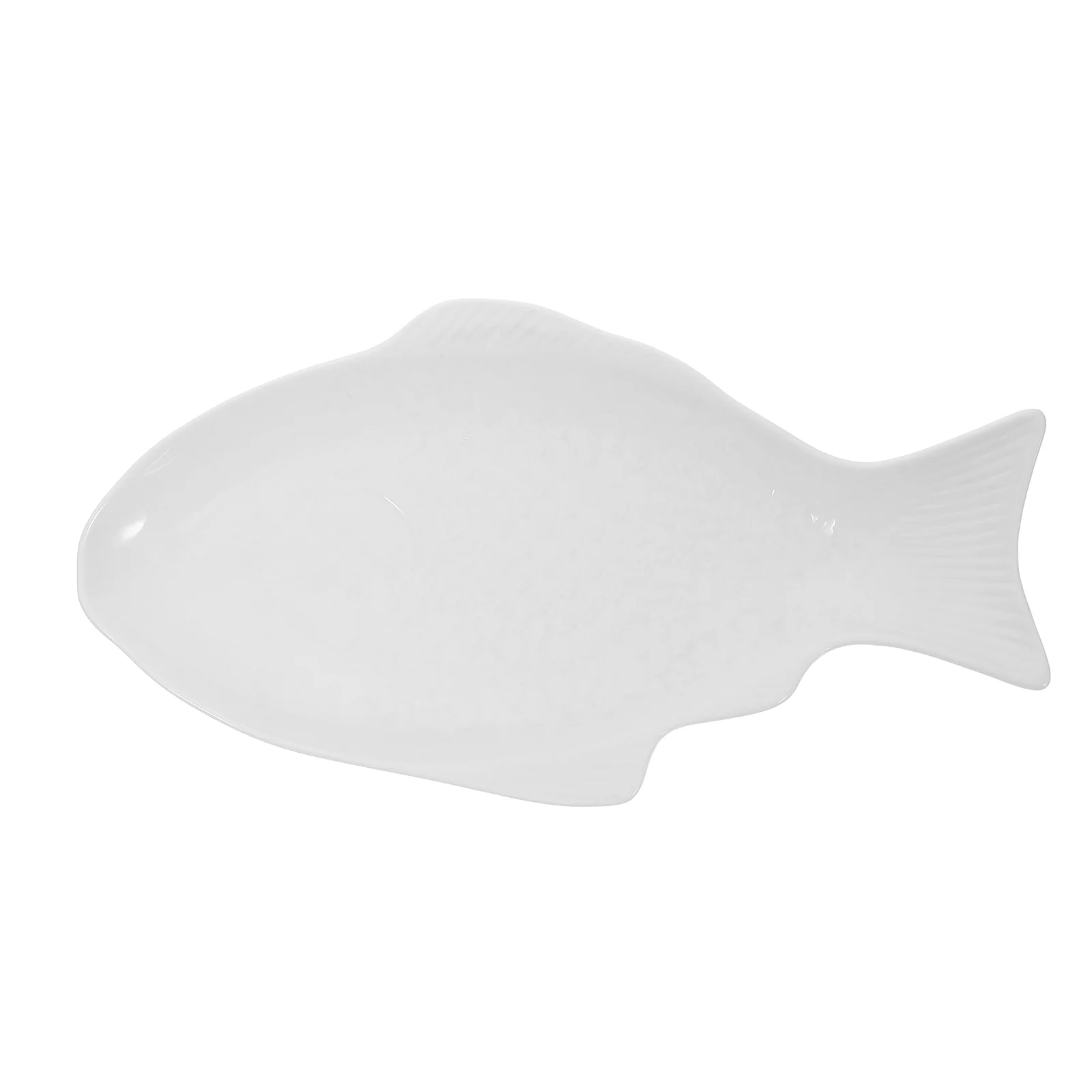 

Creative Fish Plate Shaped Dish Pan Snack Storage Ceramic Tableware Baking Trays