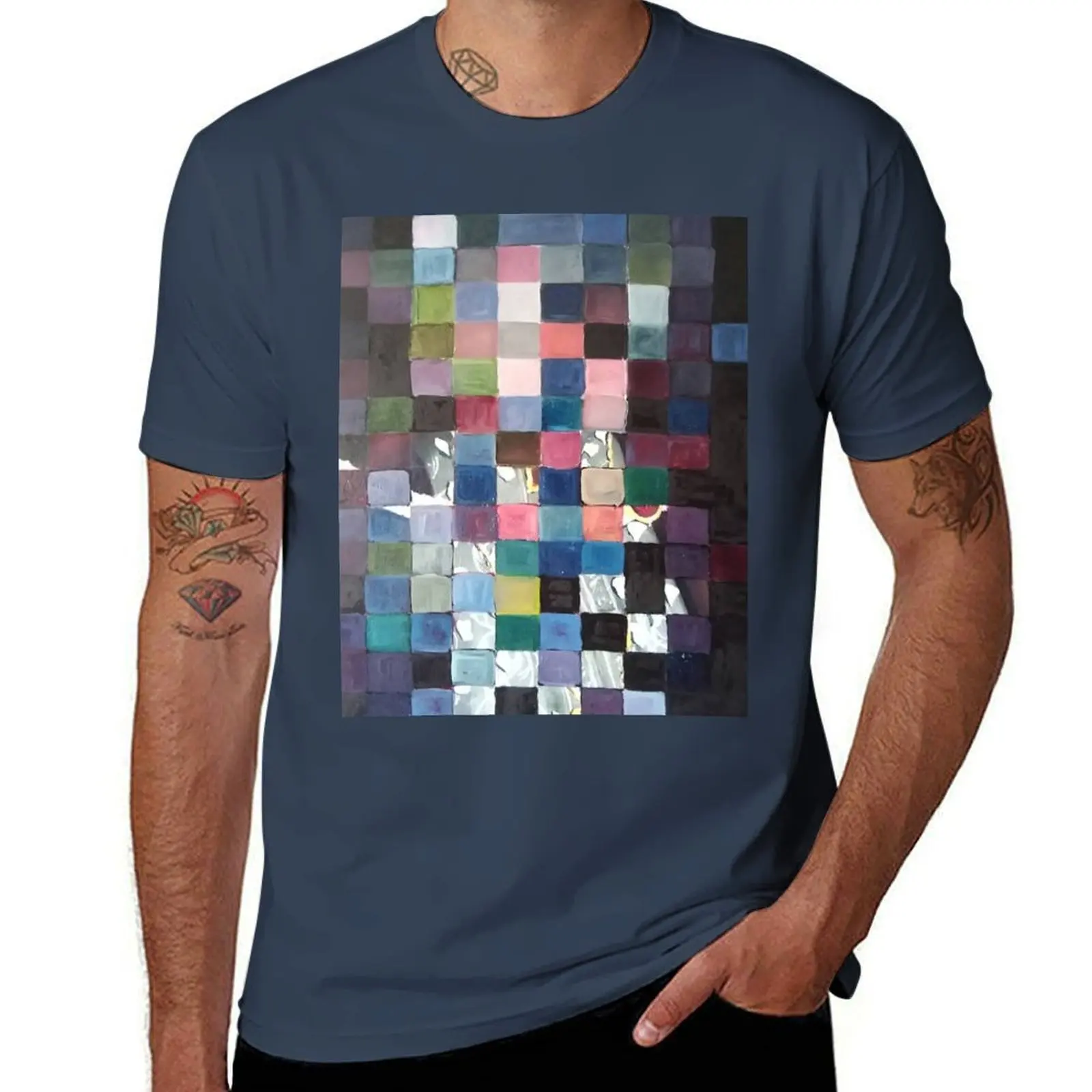 Paul klee art color T-Shirt t shirt for man 100 percent cotton cotton t shirts high quality t shirts for man pack cotton T-Shirt