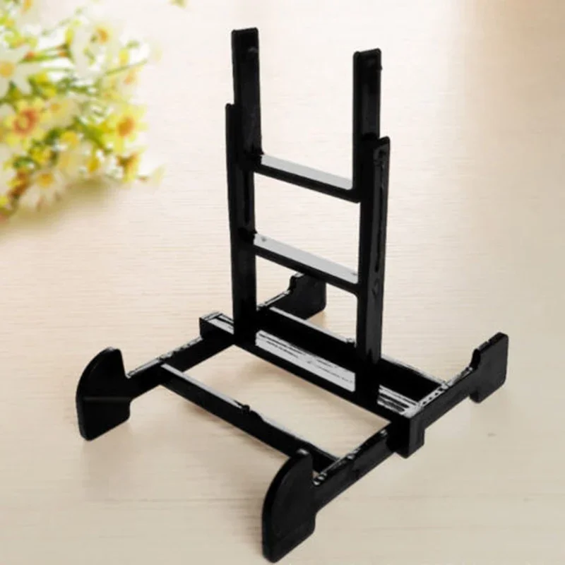 Picture Frame Book Display Stands For 6''-10'' dish Transparent/black Easel Plate Brand New Hot Sale Accessories