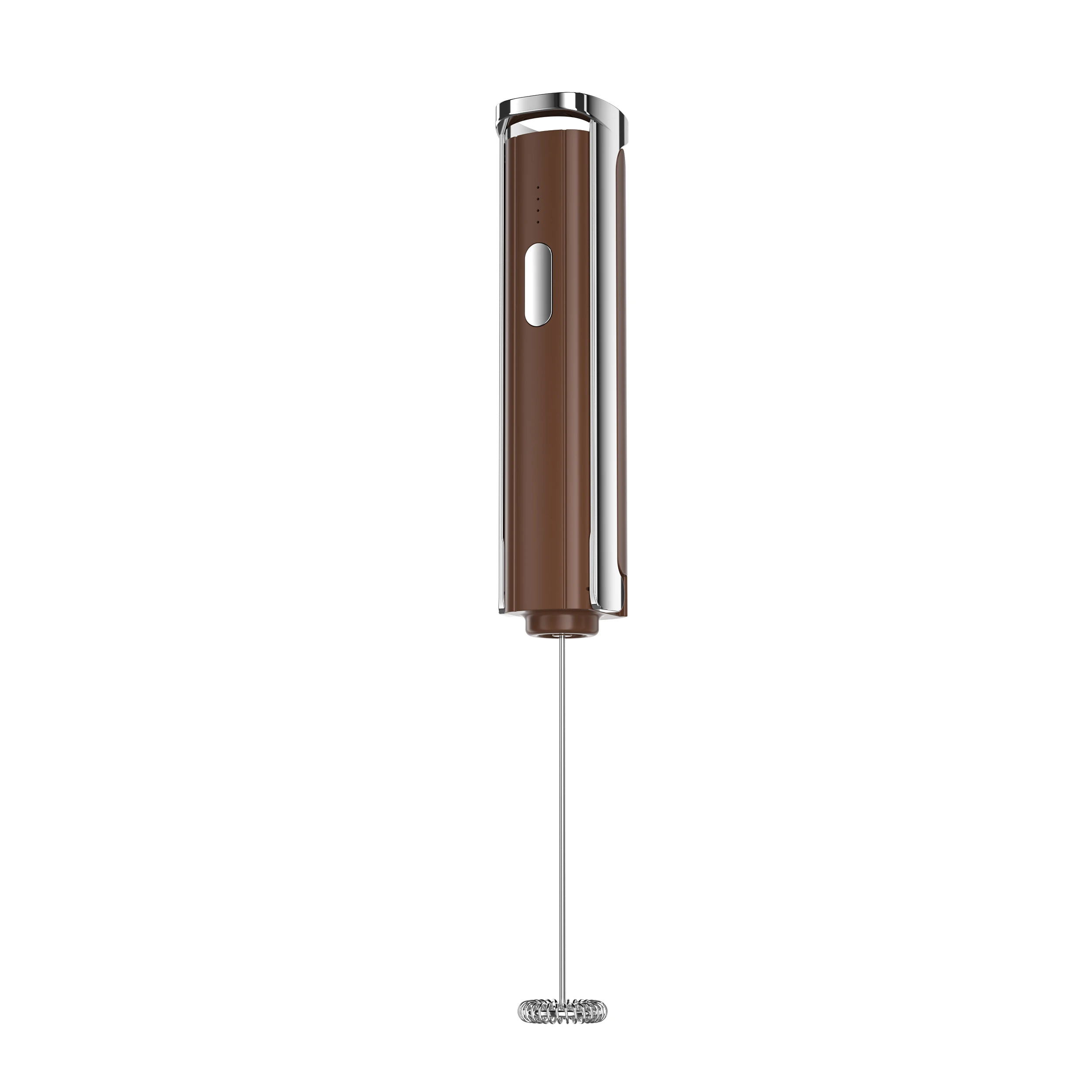Portable Electric Milk Frother Wand Powerful USB/Battery Powered Mini Coffee Maker with Home Foldable Stand
