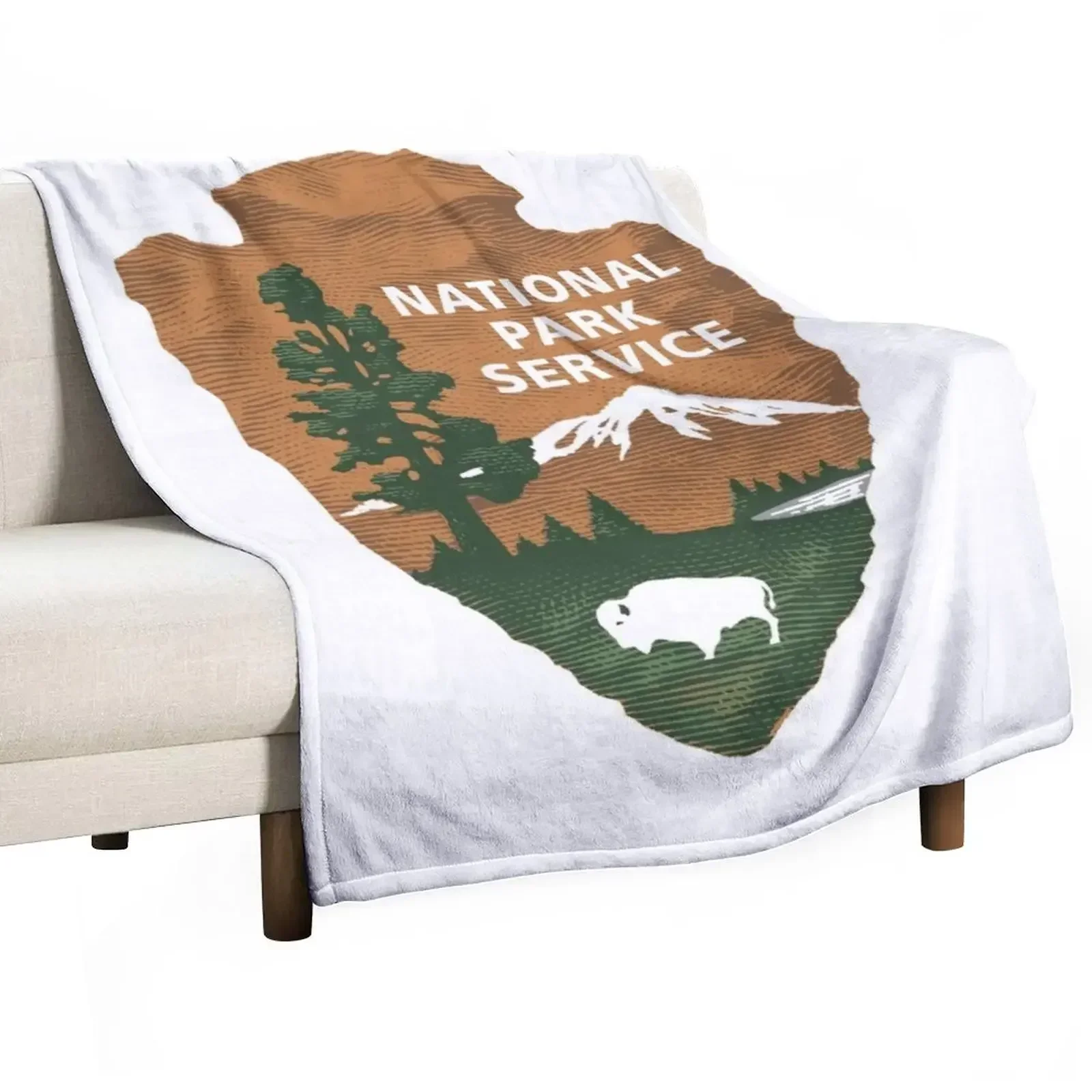 National Park Service Throw Blanket for sofa Summer Softest Sofas manga Camping Blankets
