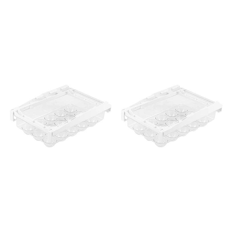 Plastic Storage Containers Drawer Organizer Boxes Plastic Box Storage Egg Refrigerator Organizer Drawer Transparent