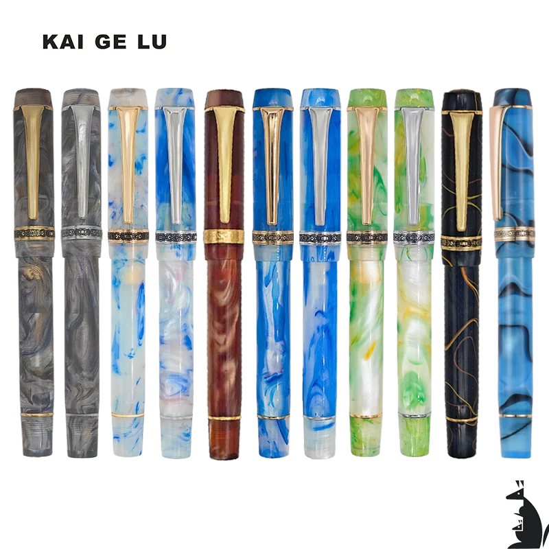 

Kaigelu 316 Steel Fountain Pen, Fine Tip, For Office And Journaling, Business Iridium Point, New Material