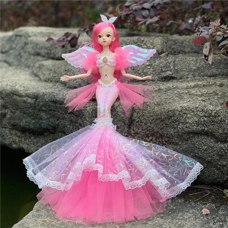 Beautiful Mermaid Doll Girl Toy Princess Children's Birthday Gift Doll Doll Doll Playhouse